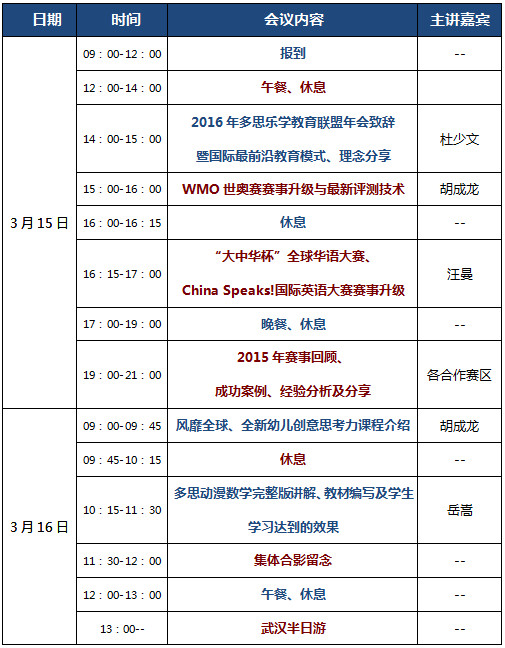 多思乐学教育联盟2016年会